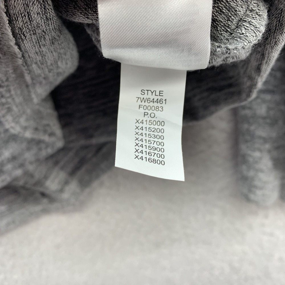 Lucky Brand Sweater Womens Large Heather Gray Relaxed Cowl Neck Soft Thin Preppy - Picture 15 of 16
